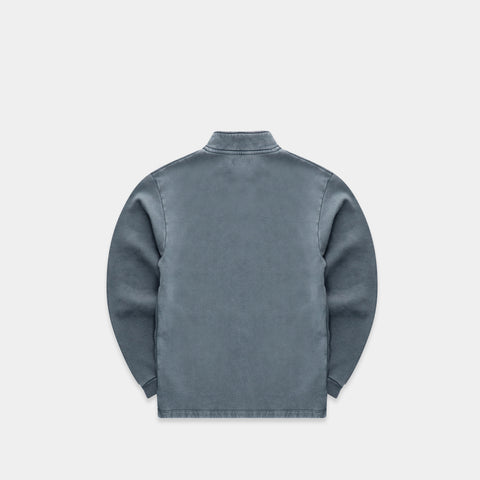 The Essentials Half-Zip Crewneck - Stonewash Navy
