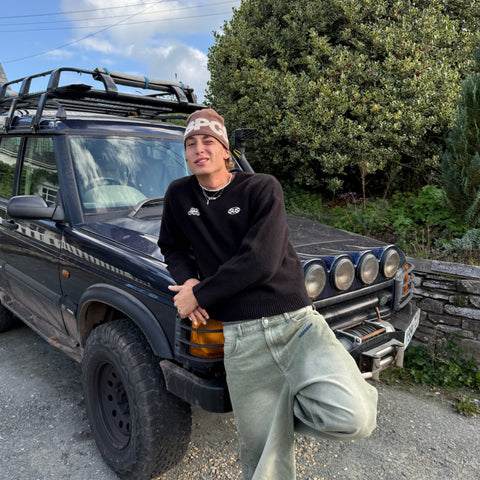 Fall / Backmark Knitted Sweat - Black