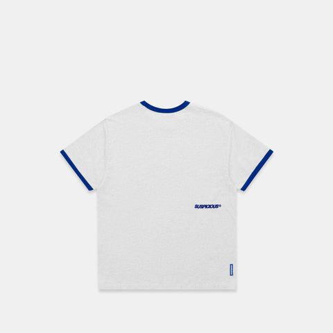 +351 Cotton / 351 Essentials Ringer Tee - Ash