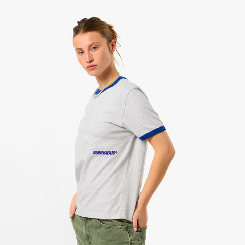 +351 Cotton / 351 Essentials Ringer Tee - Ash
