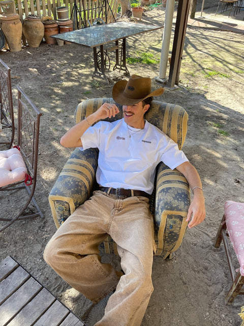 The Triple Tee - White