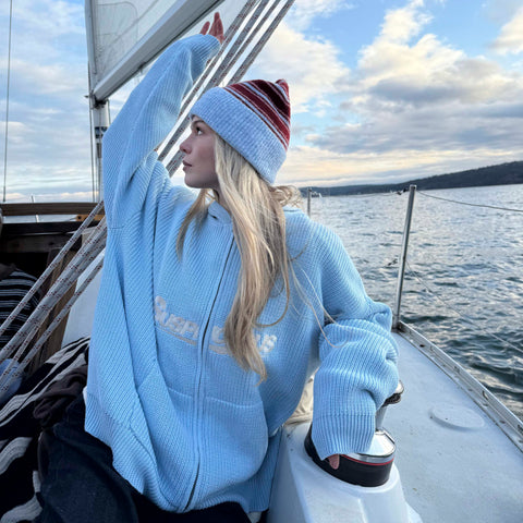 Winter3 / Flow Vintage Zip-Up - Celestial Blue