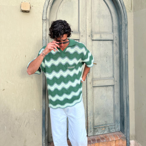 Spring / Wavy Polo - Green