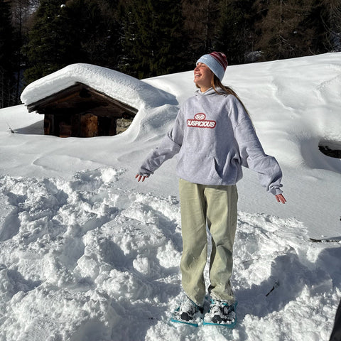 Winter4 / Signature Stamp Hoodie - Neutral Heather