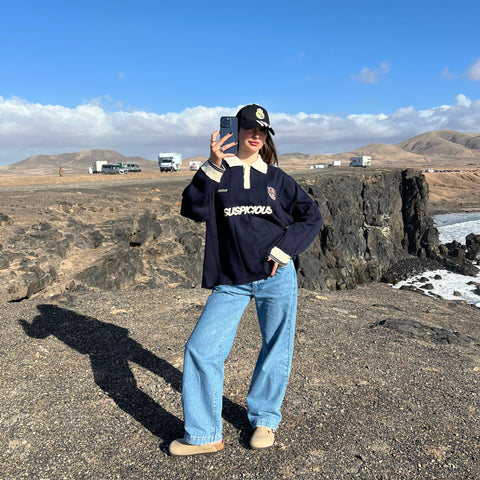 Football / Knitted Football Polo - Nightfall