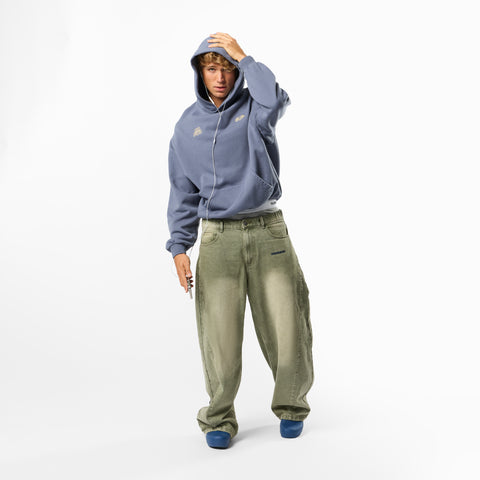 Fall / SSPCS Club Barrel Jeans - Washed Green