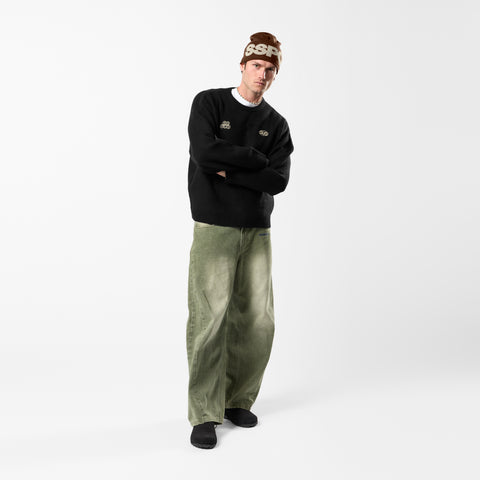 Fall / Backmark Knitted Sweat - Black