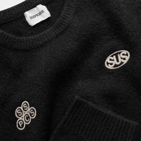 Fall / Backmark Knitted Sweat - Black