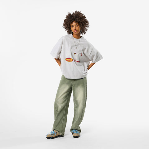 Off Season / Badge Line Up Tee - Ash