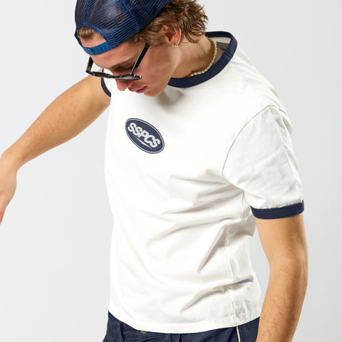 Off Season / Badge Ringer Tee - Nightfall