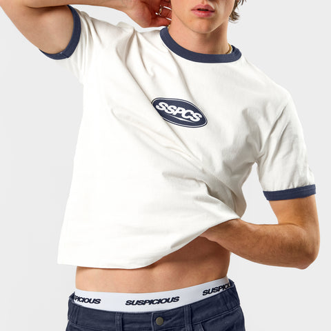 Off Season / Badge Ringer Tee - Nightfall