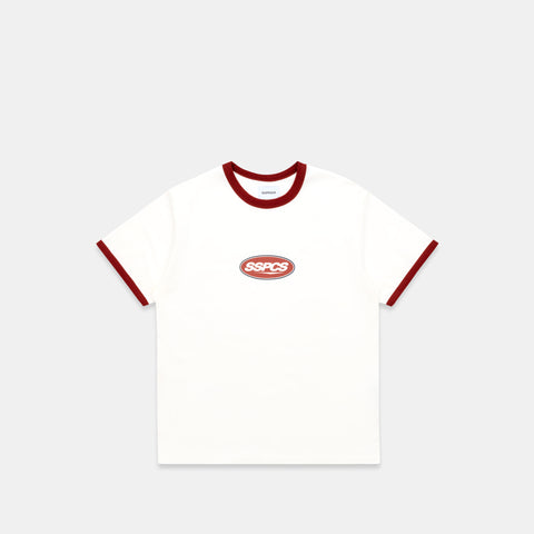 Off Season / Badge Ringer Tee - Red