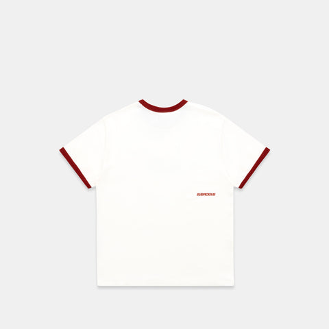 Off Season / Badge Ringer Tee - Red