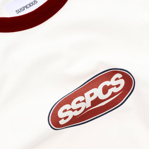 Off Season / Badge Ringer Tee - Red