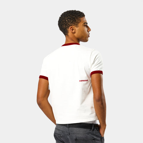 Off Season / Badge Ringer Tee - Red