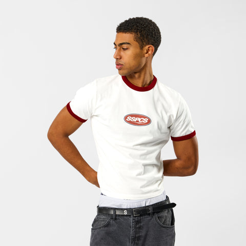 Off Season / Badge Ringer Tee - Red