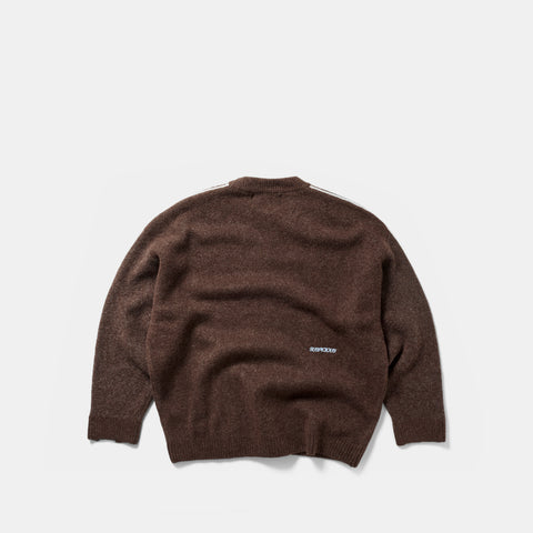 Winter 1 / Band Knitted Sweat - Espresso