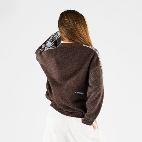 Winter 1 / Band Knitted Sweat - Espresso