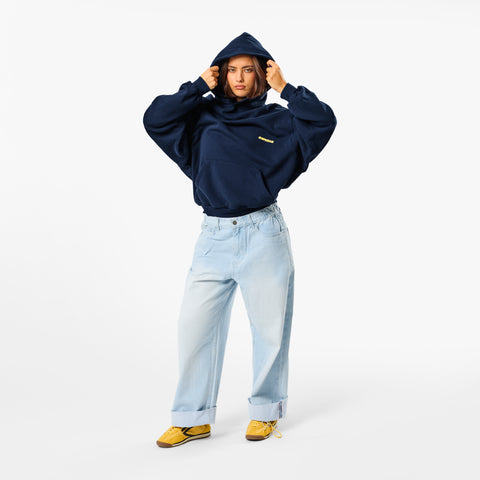 Camo / Base Hoodie - Deep Navy