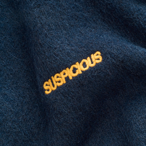 Camo / Base Knitted Sweat - Deep Navy