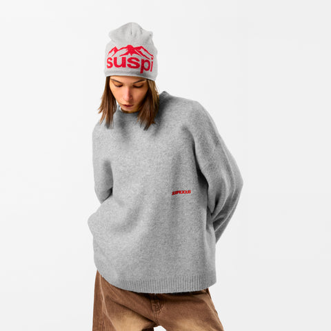 Camo / Base Knitted Sweat - Neutral Heather