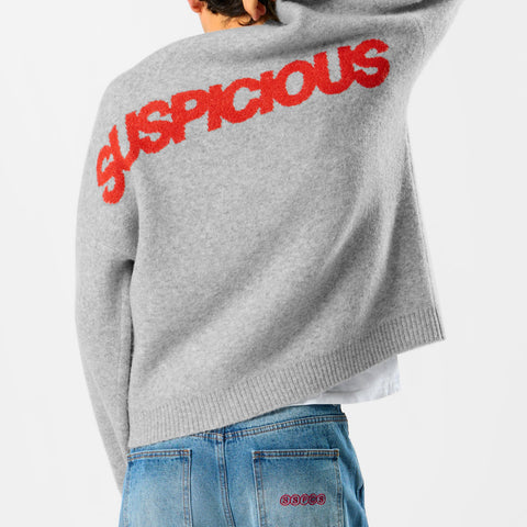 Camo / Base Knitted Sweat - Neutral Heather