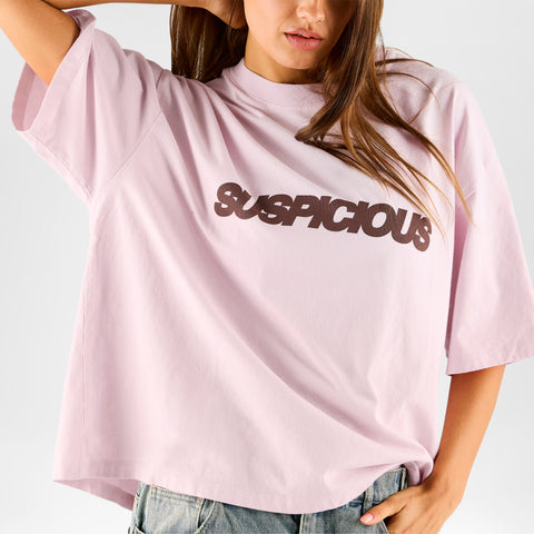 Leopard / Base Tee - Light Lilac