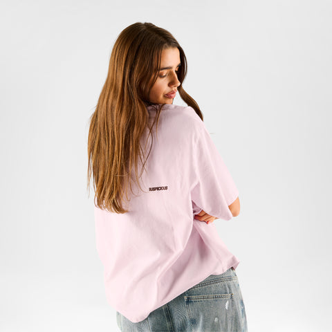 Leopard / Base Tee - Light Lilac