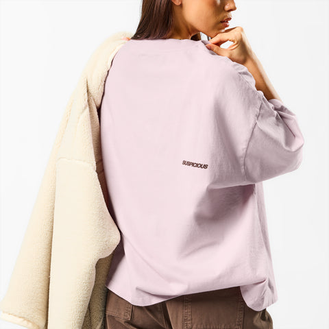 Leopard / Base Tee - Light Lilac