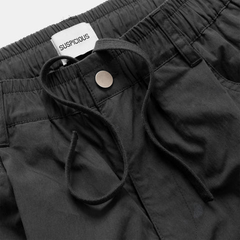 Summer Breeze / Basic Big Tech Pants - Black