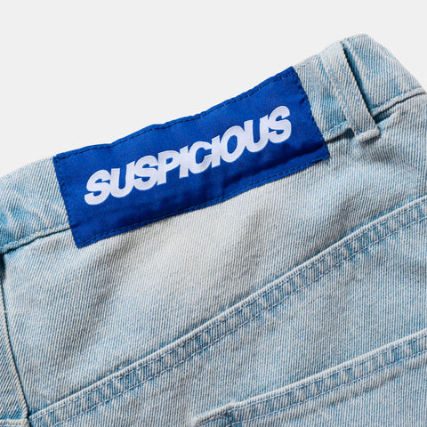 Basics / Basic Baggy Jeans - Bleached