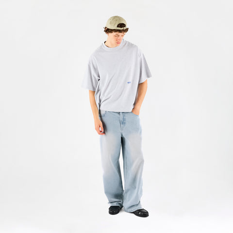 Basics / Basic Baggy Jeans - Bleached