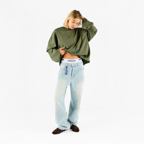 Basics / Basic Longsleeve - Olive