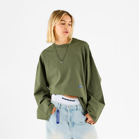 Basics / Basic Longsleeve - Olive