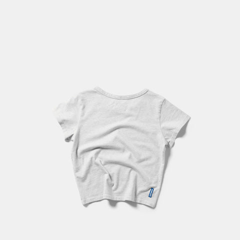 Basics / Basic W Baby Tee - Ash