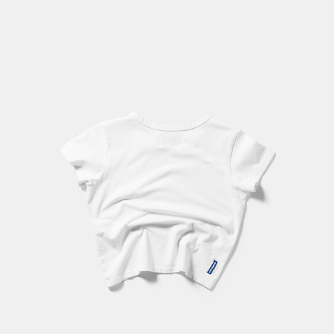 Basics / Basic W Baby Tee - White