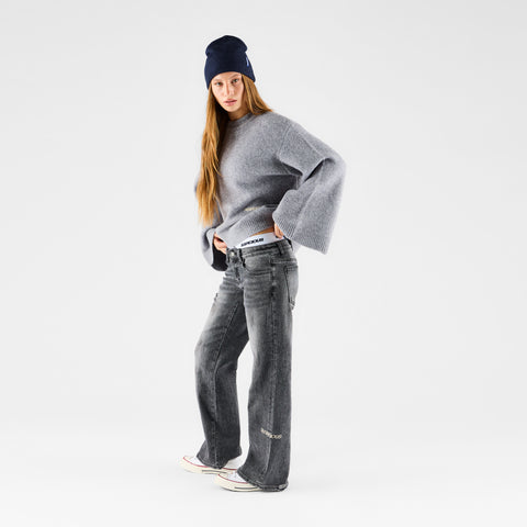 Women Drop / Basic W Bootcut Jeans - Black