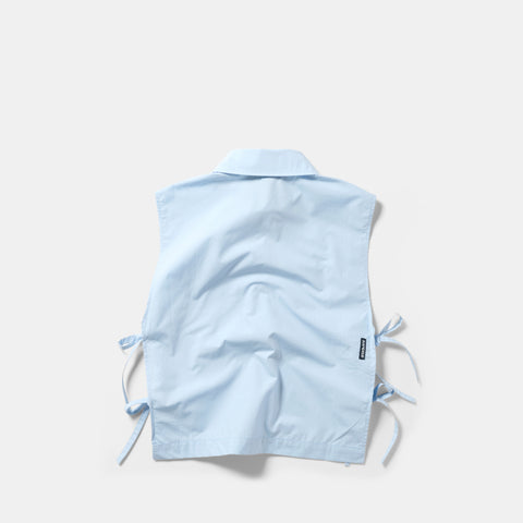 Basics / Basic W Bow Tabard Shirt - Celestial Blue