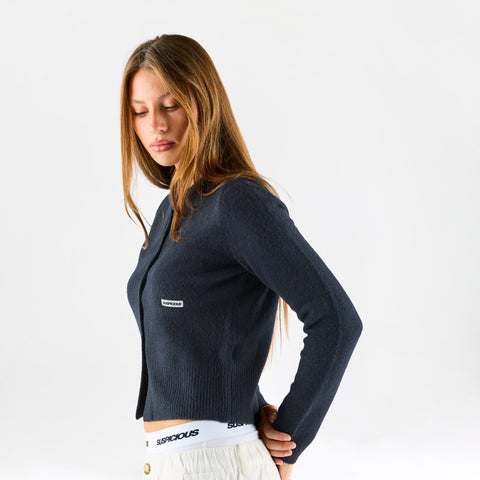 Women Drop / Basic W Cardigan - Nightfall