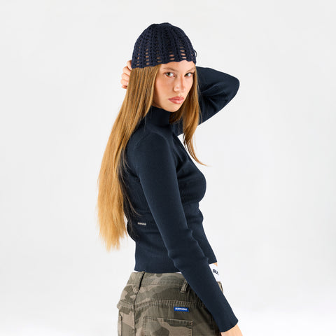 Women Drop / Basic W Fitted Knit - Nightfall