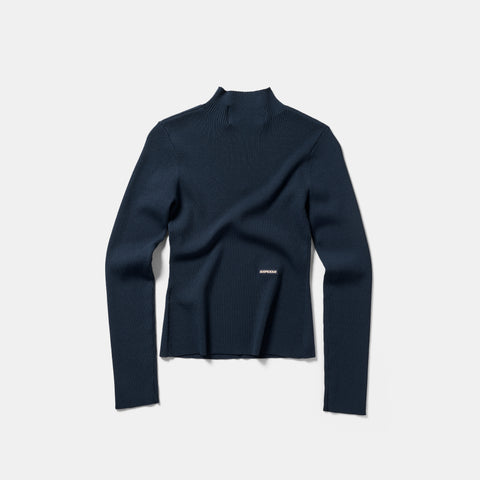 Women Drop / Basic W Fitted Knit - Nightfall