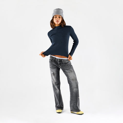 Women Drop / Basic W Fitted Knit - Nightfall