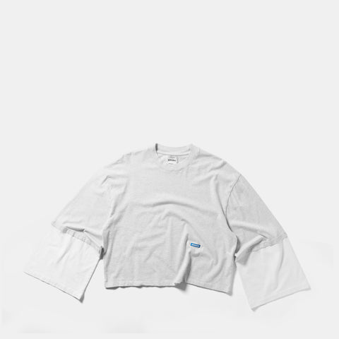 Basics / Basic W Layered Longsleeve - Ash