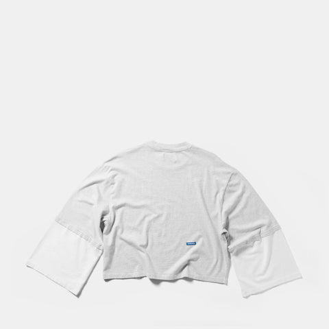 Basics / Basic W Layered Longsleeve - Ash