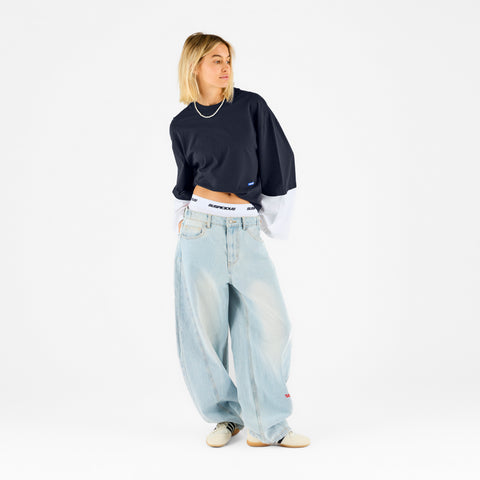 Basics / Basic W Layered Longsleeve - Nightfall