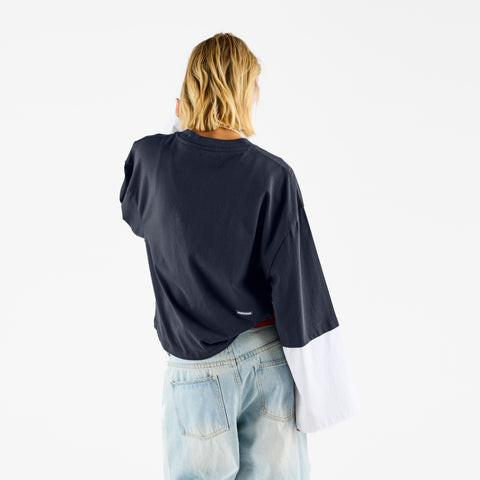Basics / Basic W Layered Longsleeve - Nightfall