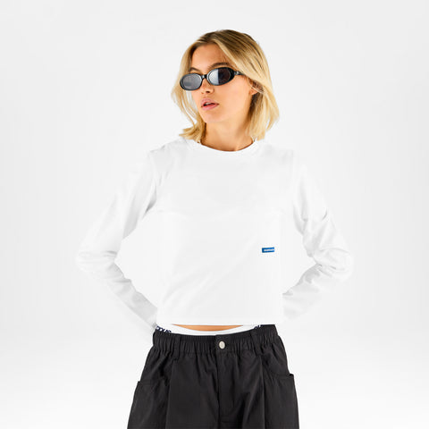 Basics / Basic W Tight Longsleeve - White