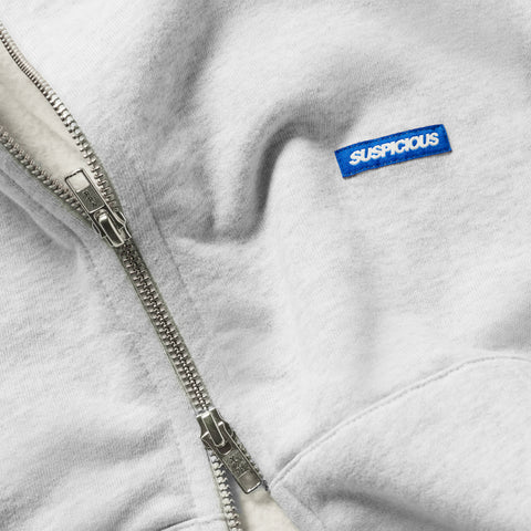 Basics / Basic Zip-Up Hoodie - Ash