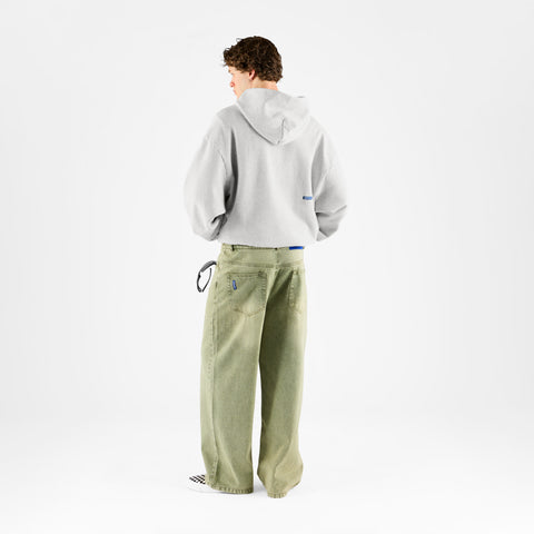Basics / Basic Zip-Up Hoodie - Ash