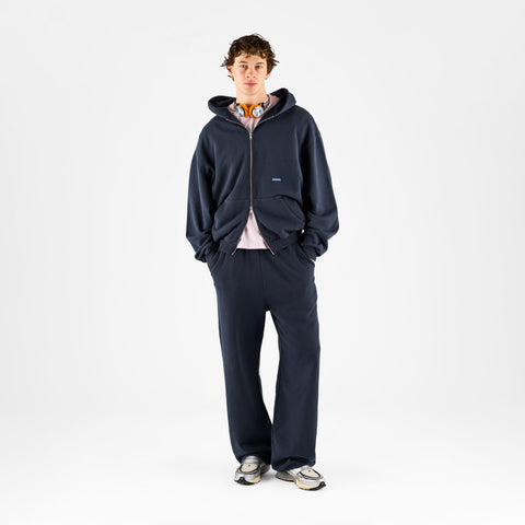 Basics / Basic Zip-Up Hoodie - Nightfall
